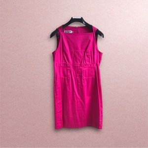 ❤️❤️❤️Fuchsia sleeveless dress, NWOT 8